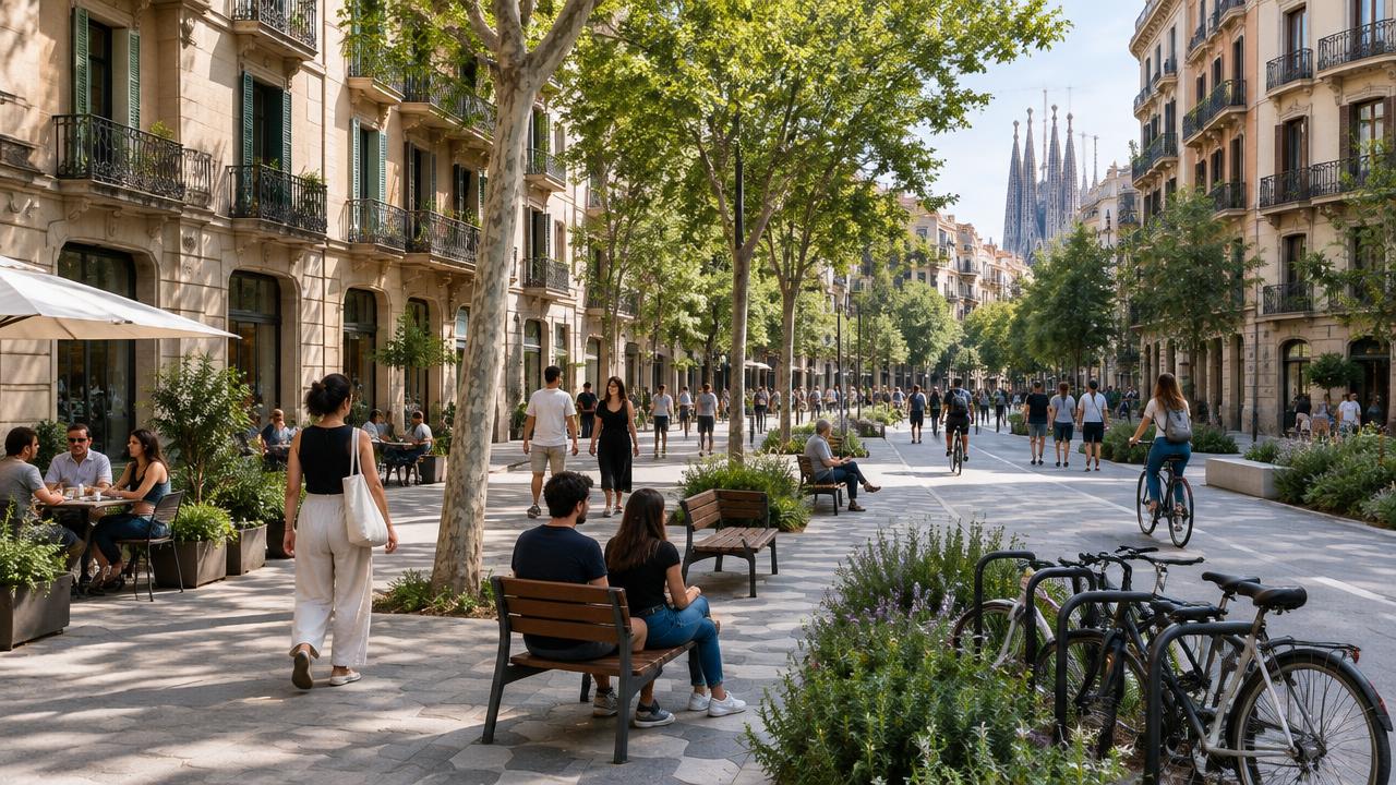Ce que Barcelone nous apprend sur les rues apaisées