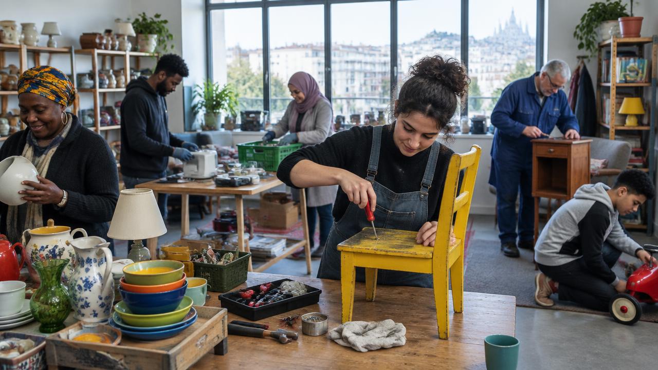 À Saint-Denis, une ressourcerie fait école